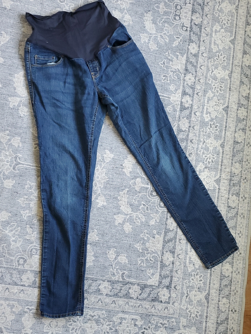 Old Navy Dark Blue Skinny Maternity Jeans